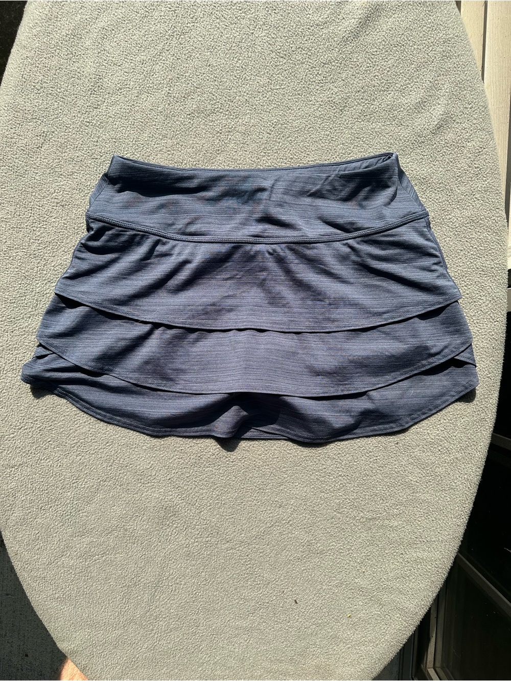 Athleta Navy Layered Performance Skort